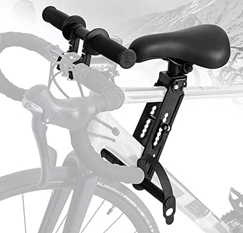 Front Mounted Child Bike Seat Kids Top Tube Bicycle Detachable Seat & Armrest for Children 2-5 Years Old image number 6