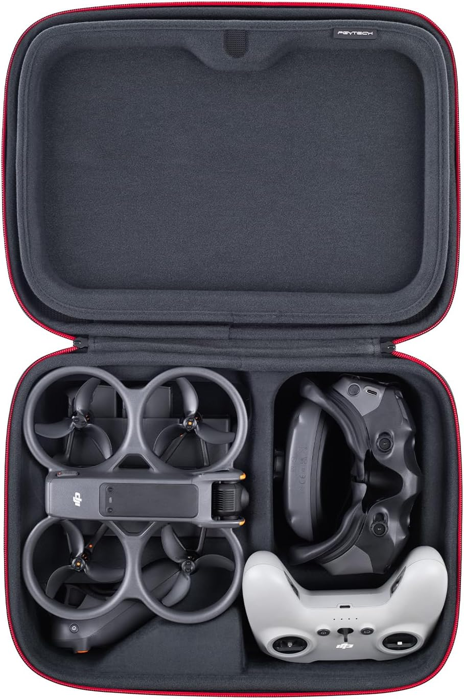 PGYTECH Carrying Case for DJI Avata 2, Portable Backpack Hard Pouch Waterproof Travel Bag, Compatible with Goggles 3 / FPV Remote Controller 3 / RC Motion 3 image number 5