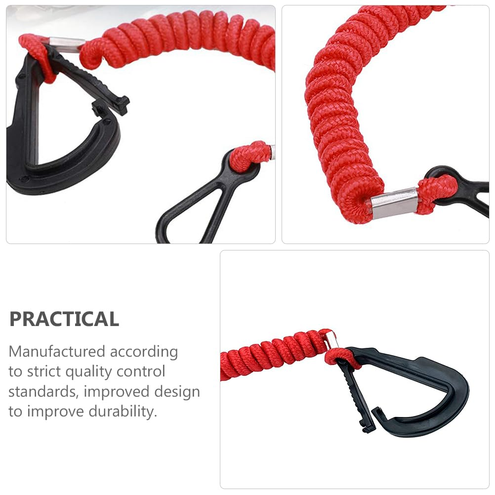 Vaguelly Lanyard 1Pc Kill Boat Engine Safety Cord Boat Engine Safety Rope Safety Cord for Boat Engine Boat Supplies Marine Supplies Abs image number 5