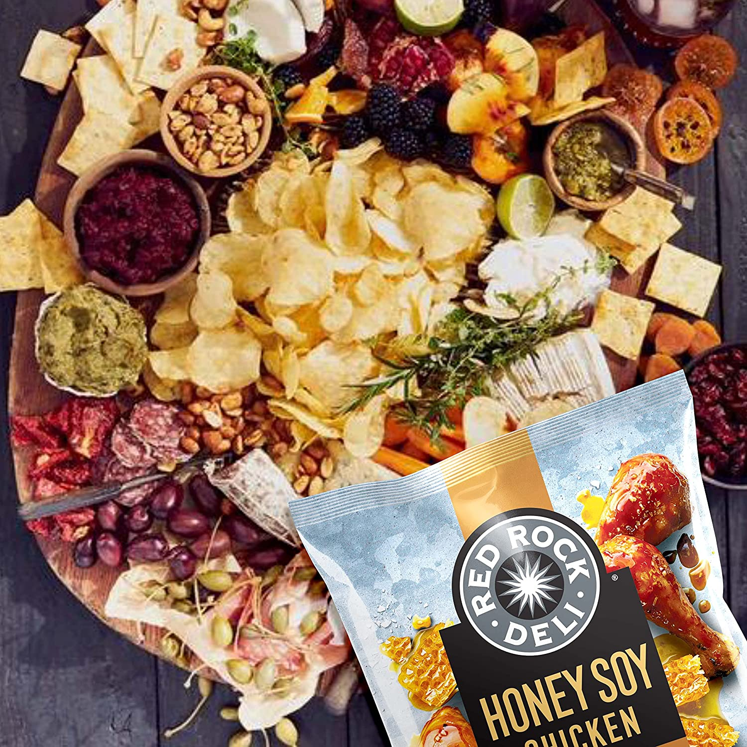 Red Rock Deli Soy Chicken Flavour Potato Chips 165 G image number 6