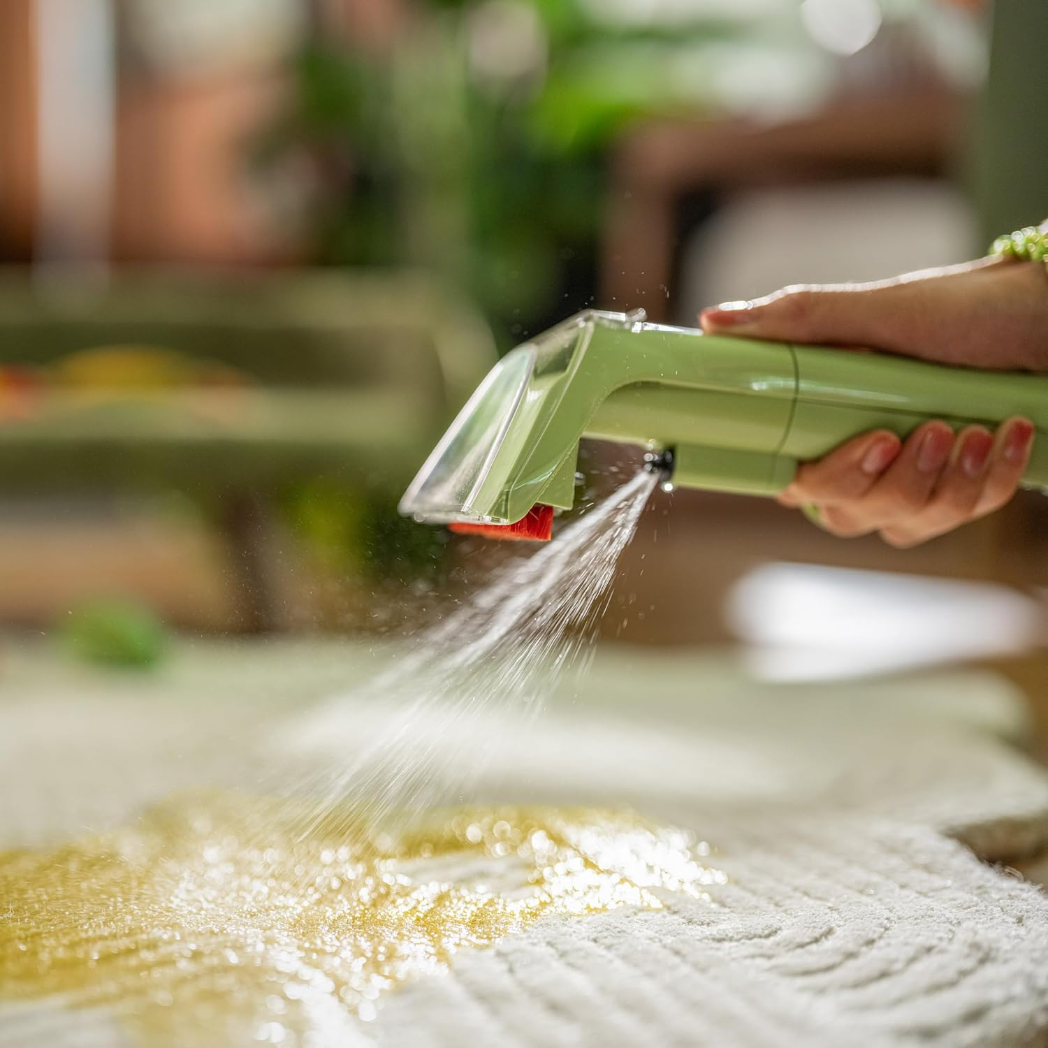 BISSELL Little Green Multi-Purpose Portable Carpet and Upholstery Cleaner, Car and Auto Detailer, with Exclusive Specialty Tools, Green, 4098F image number 3