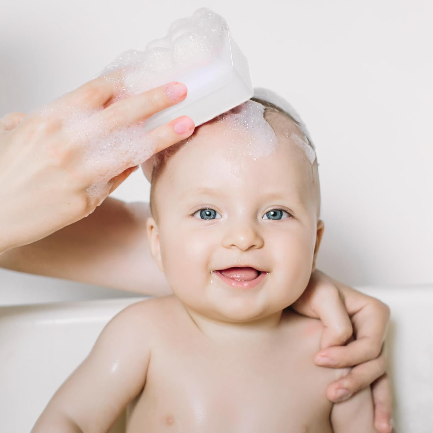 Healifty Sensory Brush Sensory Processing Disorder Autism Sponge Brush Surgical Hands Scrub Brushes (White) image number 6