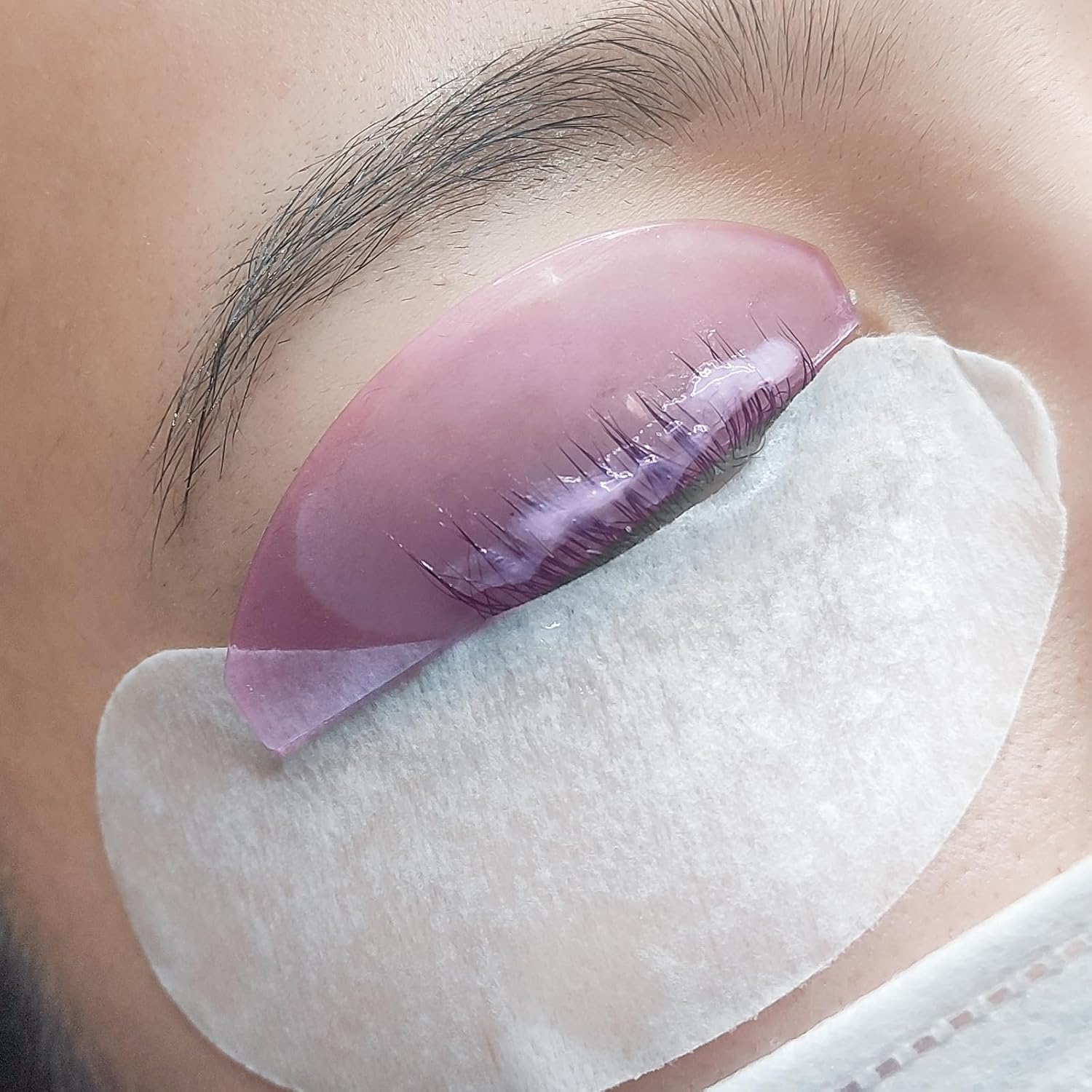 Lomansa Eyelash Lift Pads, Lash Lift Shields, Only for Perming No.1, Ultra Thin and Sticky, Multiple Use as Eye Patches or Eyelash Lift Tape for Salon (Rose) image number 4