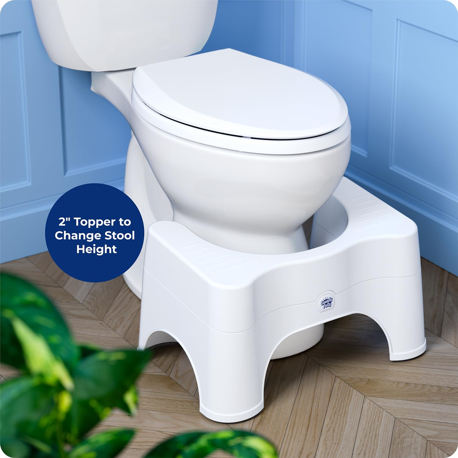 Squatty Potty Adjustable 2.0 Toilet Stool, 1.25 Kg image number 4