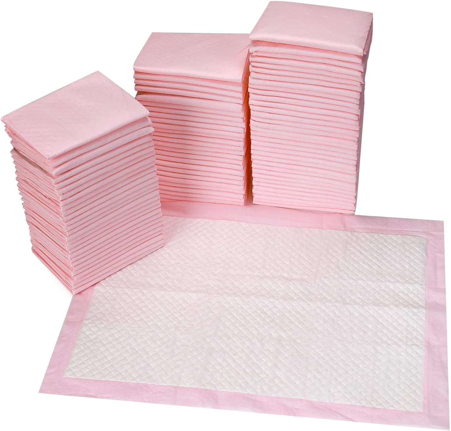 Disposable Changing Pad Liners Pack of 100 Baby Incontinence Changing Pads Diaper Underpads Ultra Soft Super Absorbent Waterproof Mat 13 X18 In image number 1