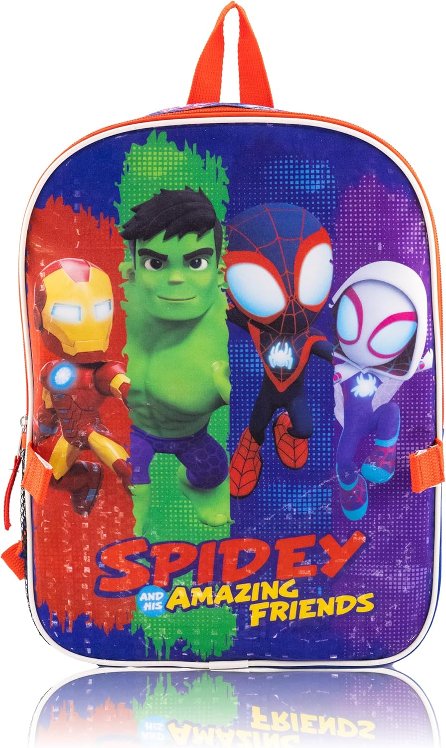 'Fast Forward 14'' Licensed Kids Backpack with Lunch Box for Kids | Insulated Lunch Bag for Boys, Girls, Toddlers' - Bluey image number 7