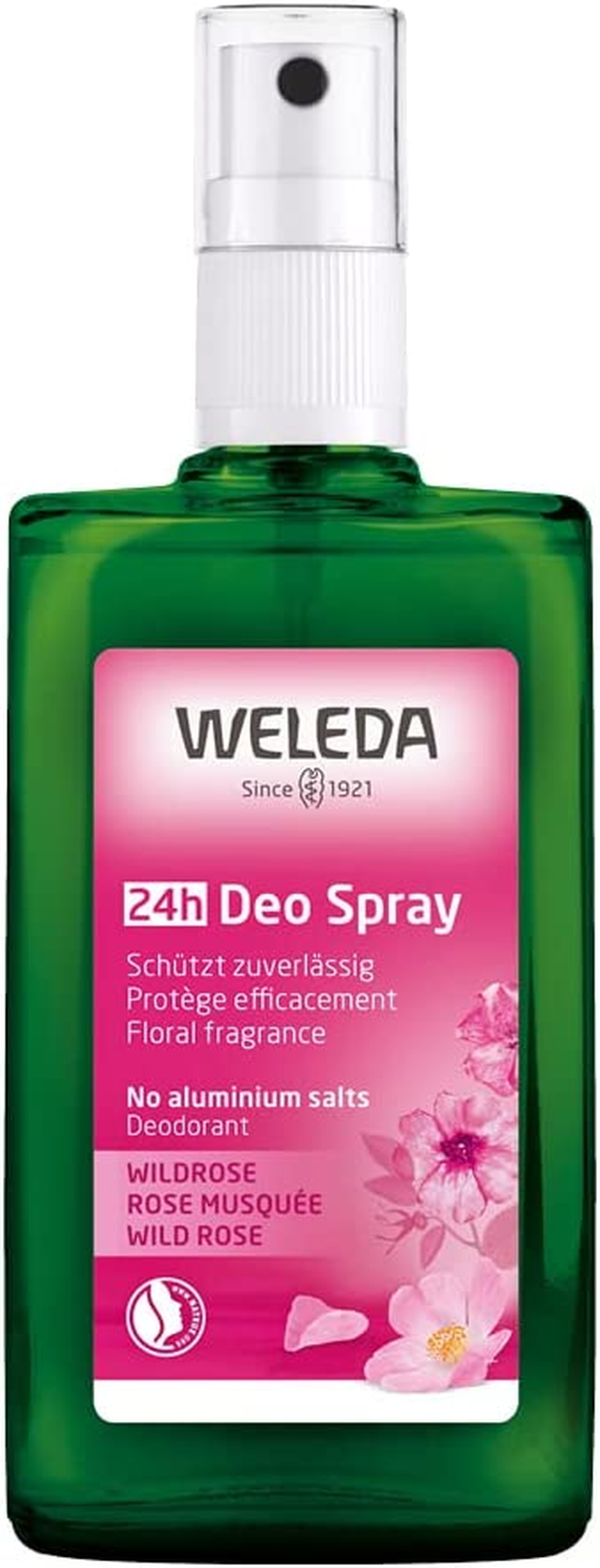 WELEDA Wild Rose Deodorant Spray 100Ml | 24Hour Protection | No Aluminium Salts | Organic | Vegan image number 3