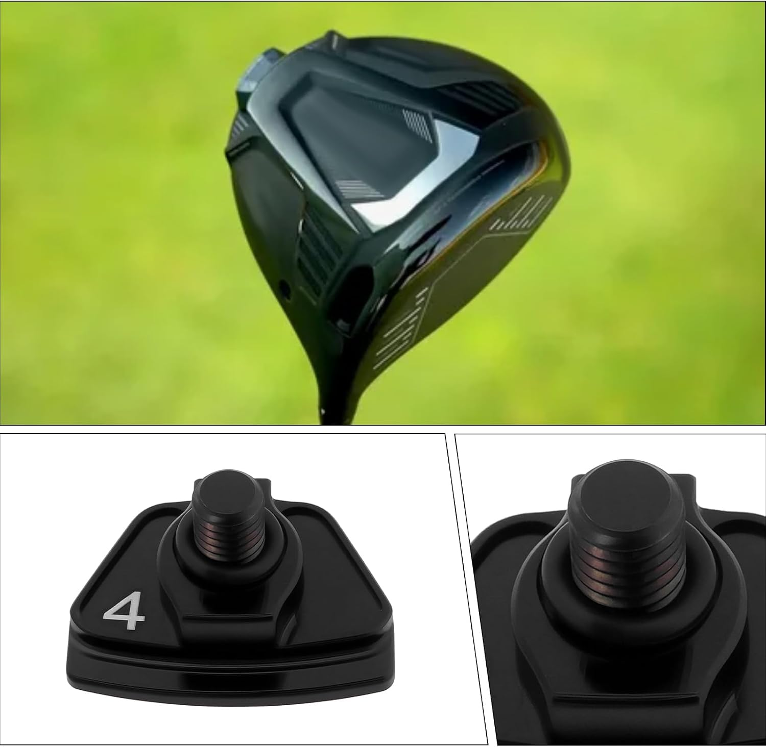 Create Idea 1Pc Golf Weight Golf Head Weight Hybrid Club Head Weight Driver Weight Compatible with PING G430 G430 MAX G430 LST G430 SFT Black image number 6