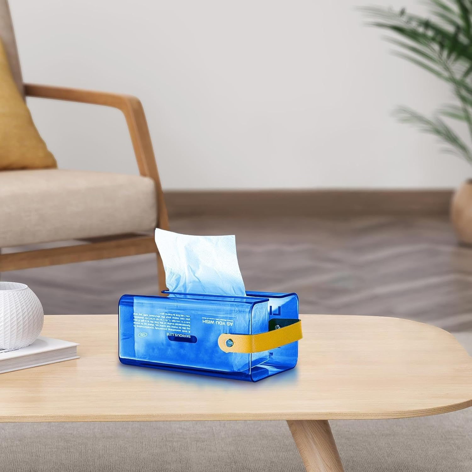 Wipes Dispenser for Bathroom, No-Punch Wipe Tissue Storage Box Case, Refillable Wipes Container for Bathroom, Kitchen, Home Use, Convenient and Hygienic Wipes Storage Solution image number 4