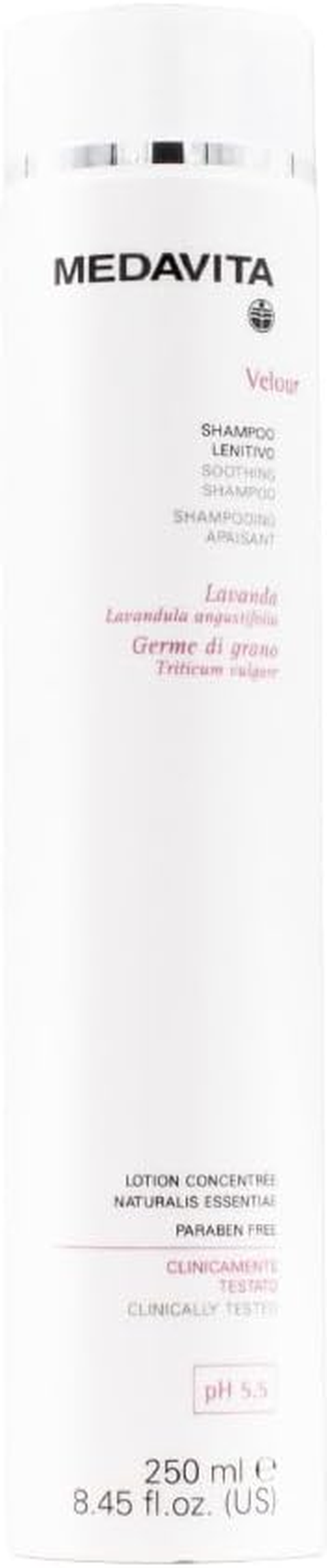 Medavita, Velour Soothing Shampoo Ph 5.5 250Ml