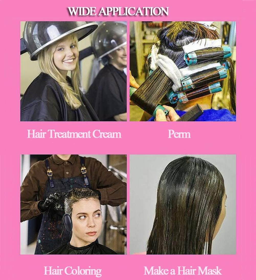 Ericotry 10 Pairs Black Plastic Reusable Ear Covers Shield Protector Hairdressing Dye Coloring Bathing Shower Caps Waterproof Earmuff for Hair Salon image number 5