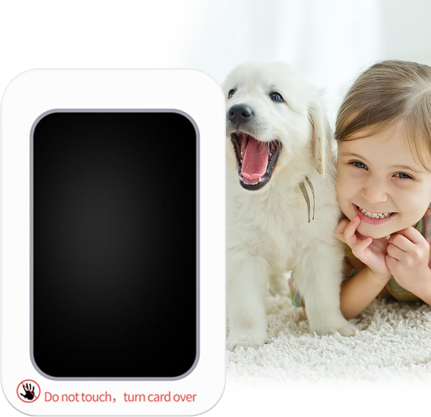 Baby Inkless Hand and Footprint Kit,Inkless Hand and Footprint Kit for Toodler | Long-Lasting Clarity Foot Printing Set for Cards Keepsake Frame Photo Frames image number 2