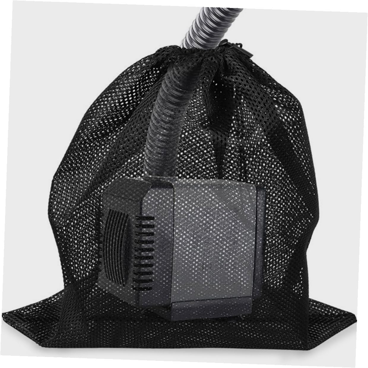 Gadpiparty Large Pump Mesh Protection Bag with Drawstring Precision Polyester Filter Mesh for Outdoor Ponds and Aquariums Easy Install image number 3