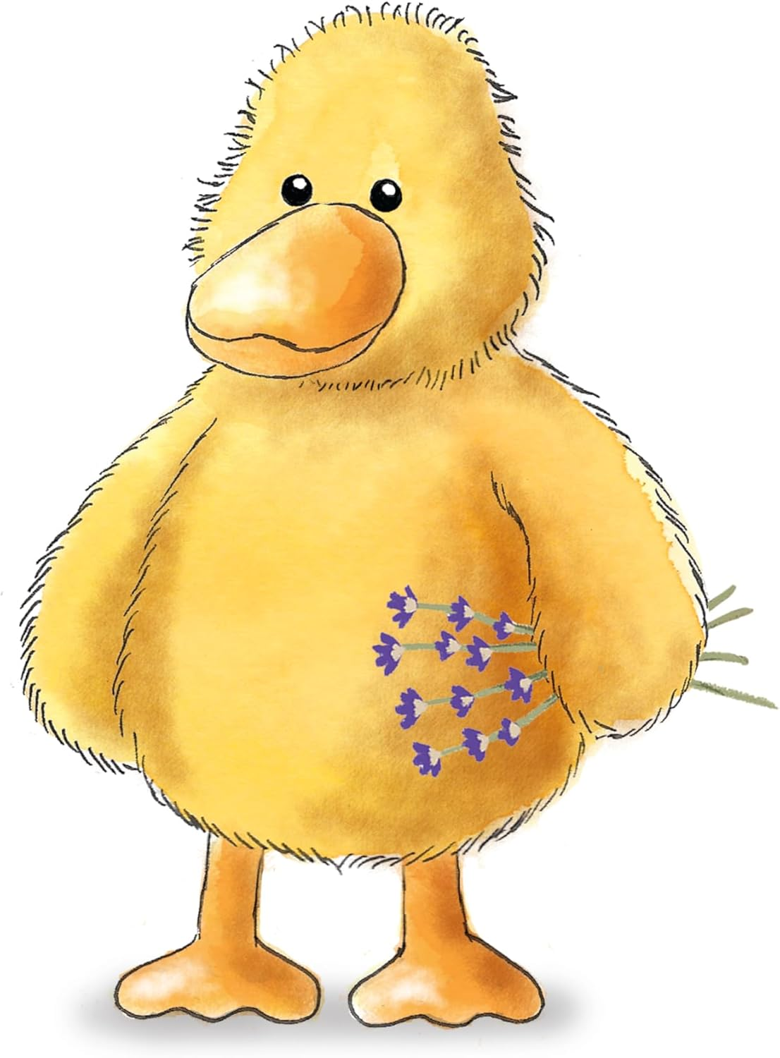 Warmies Plush Chick Microwavable Weighted Teddy with French Lavender Scent, Hot or Cold for Cool Relaxation and Warm Relief image number 2