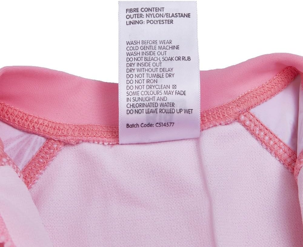 Big Softies Long Sleeve Rashie with Swim Hat-Starfish, Size 00 Pink image number 3