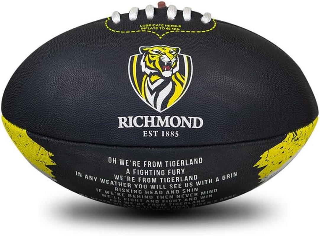 Sherrin AFL Richmond Tigers Song Football, Size 2 image number 3