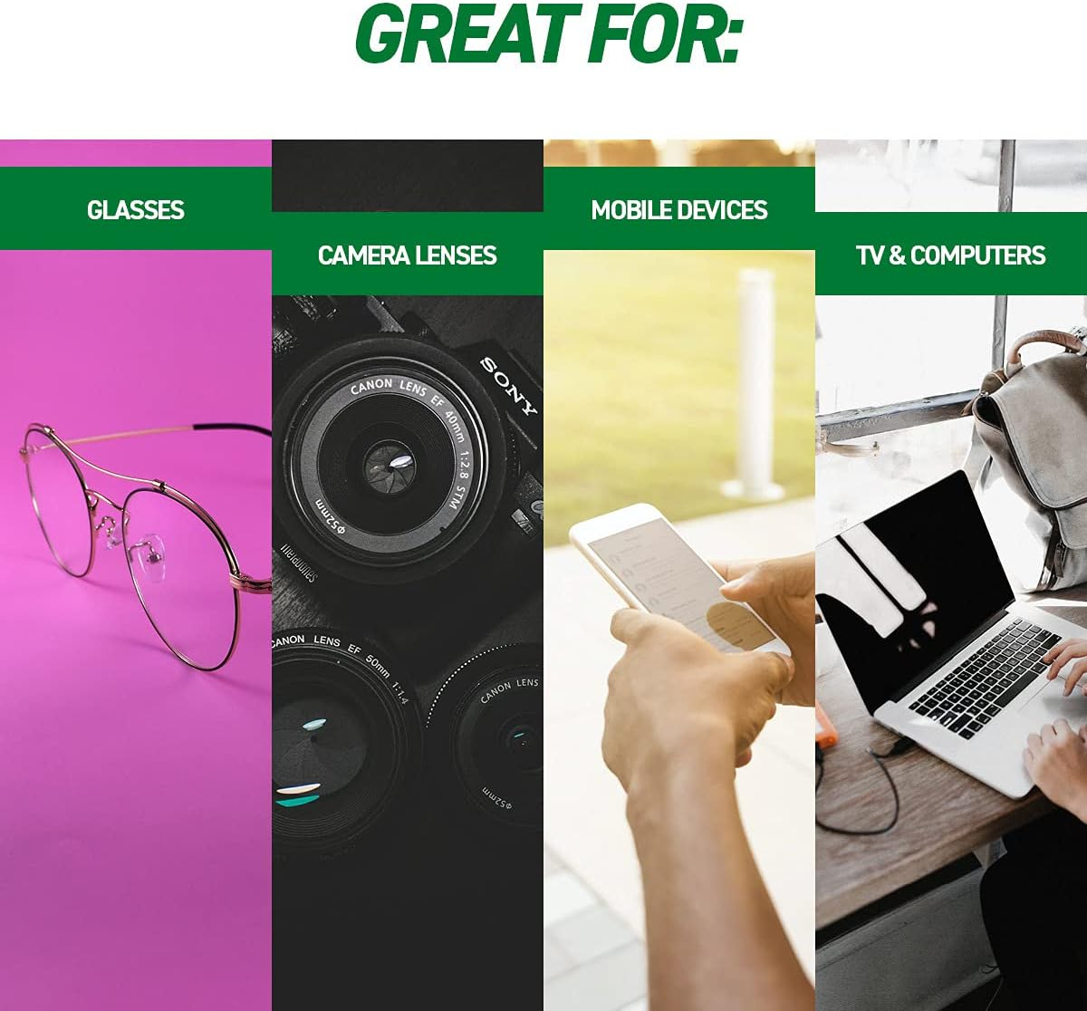 1St Care Microfibre Lens Cleaning Cloth (Pack of 2)