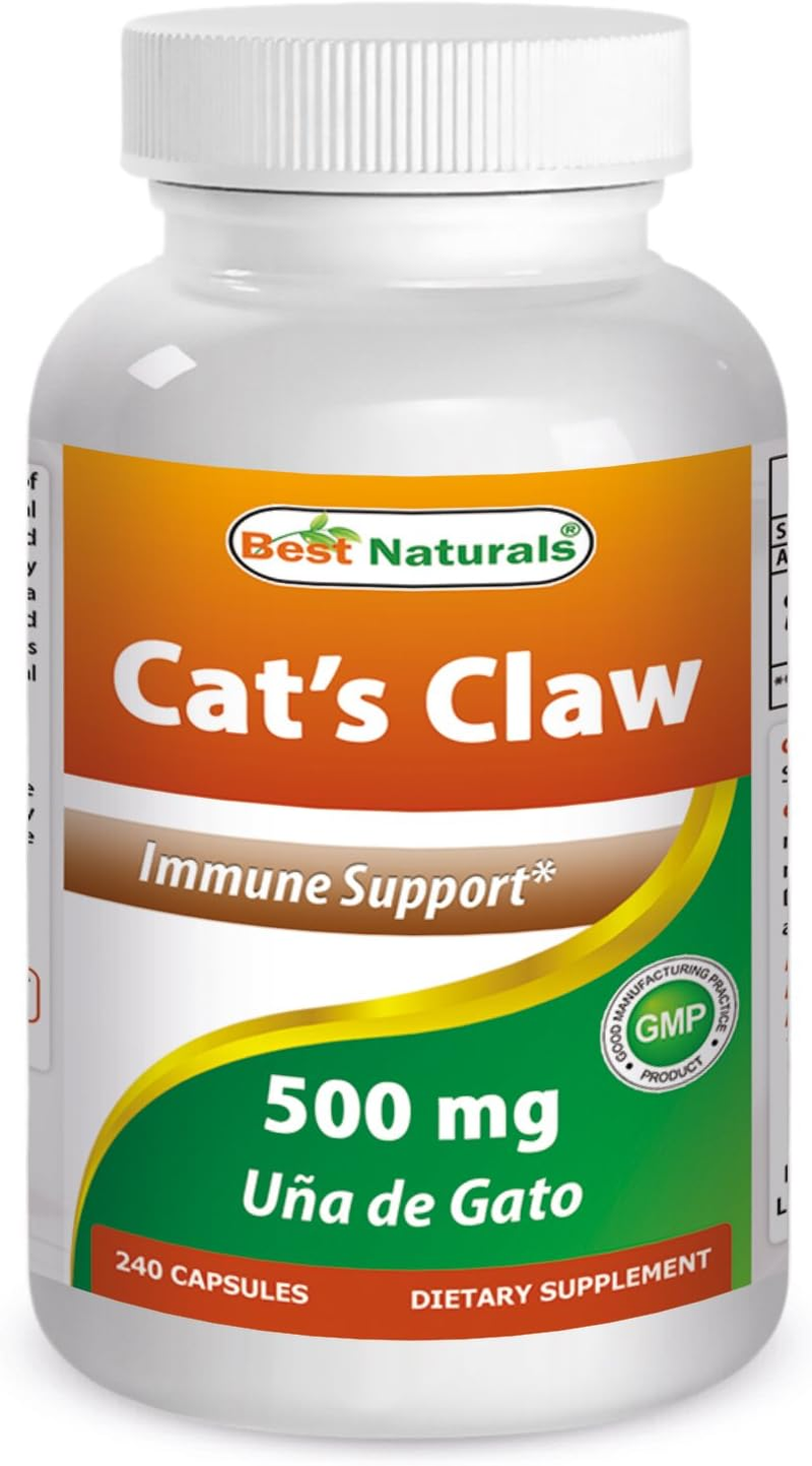 Best Naturals Cat'S Claw Capsule, 500 Mg, 240 Count image number 2
