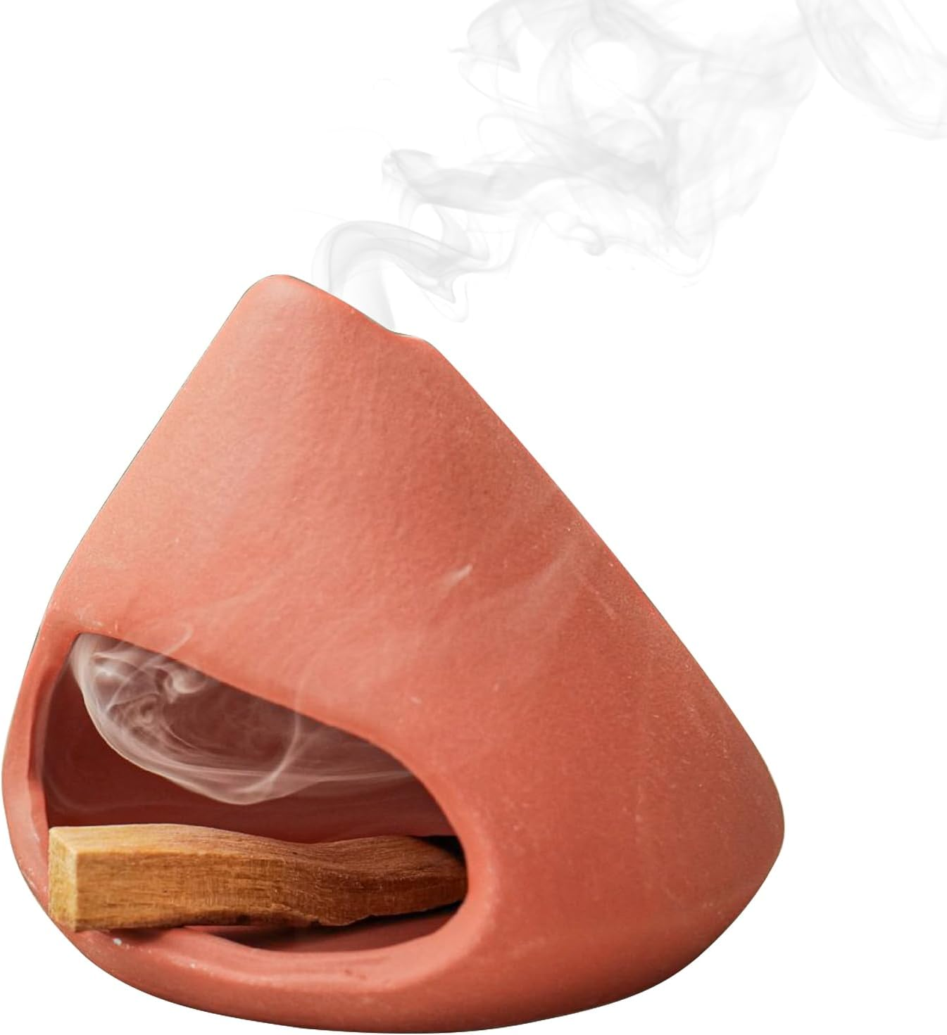 Mrmrkura Ceramic Incense Burner Holder for Palo Santo Sticks, Sage, Incense Sticks - White