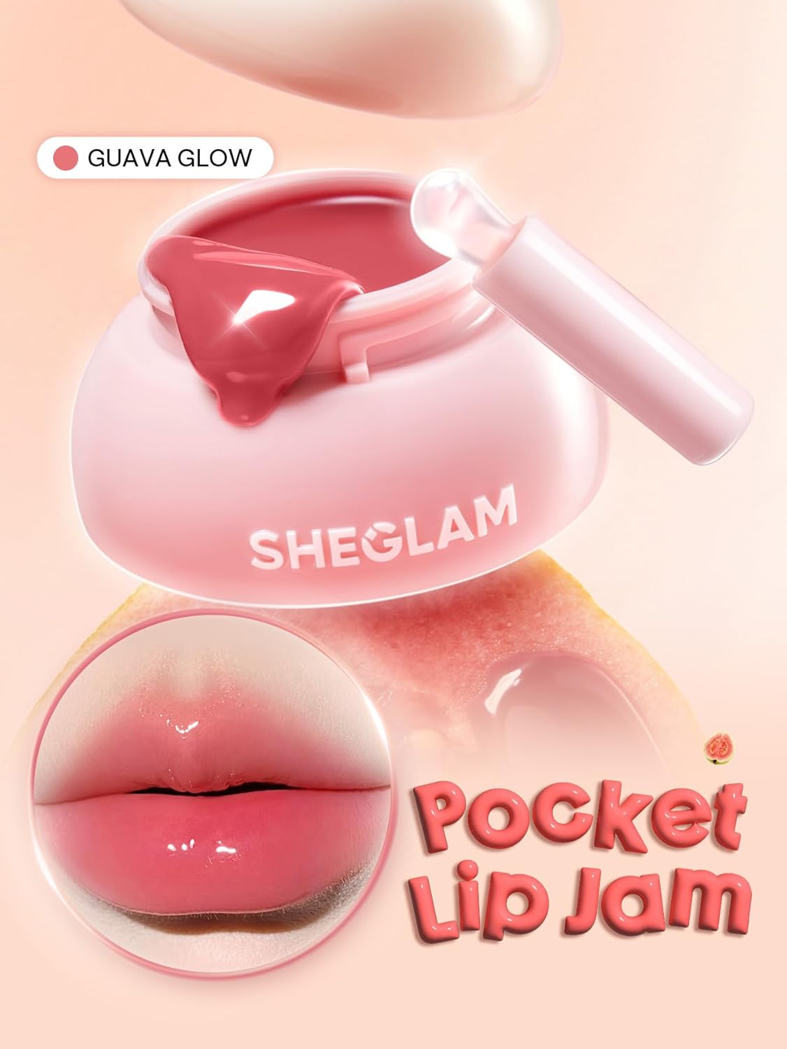 SHEGLAM Hydra Jelly Pocket Lip Jam-Guava Glow image number 4