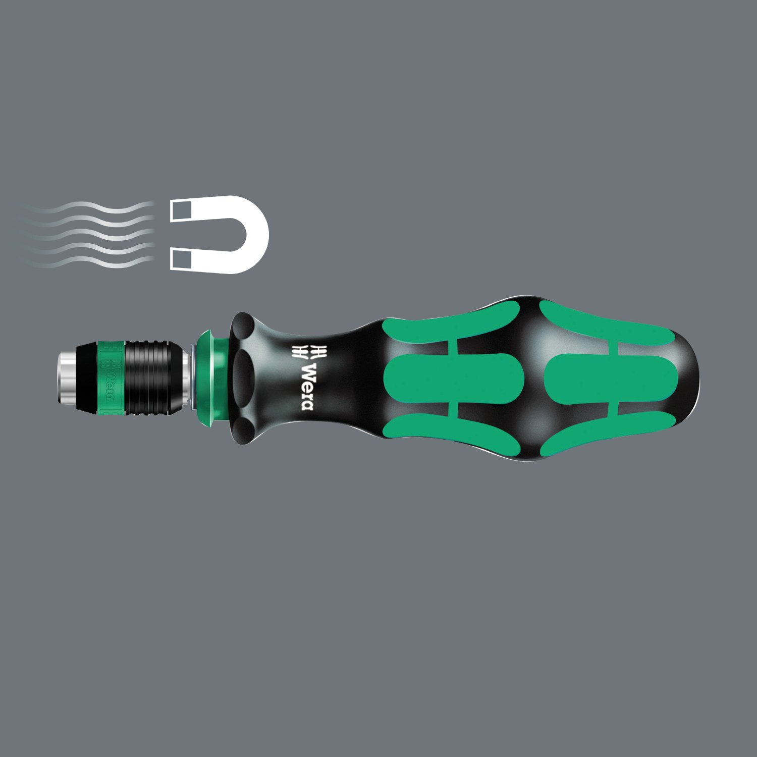 Wera 817 Bitholding Screwdriver with Rapidaptor Quick-Release Chuck, 1/4-Inch X 133 Mm Size image number 2