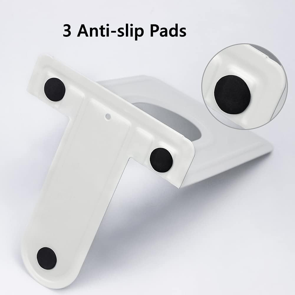 DARUITE Book Ends, Bookends, Metal Book Ends, Book Ends for Shelves, Book Ends Decorative, Book Ends for Childrens, Bookends for School Office, Non Skid Heavy Duty Book Holder, White 4 Pairs 170Mm image number 5