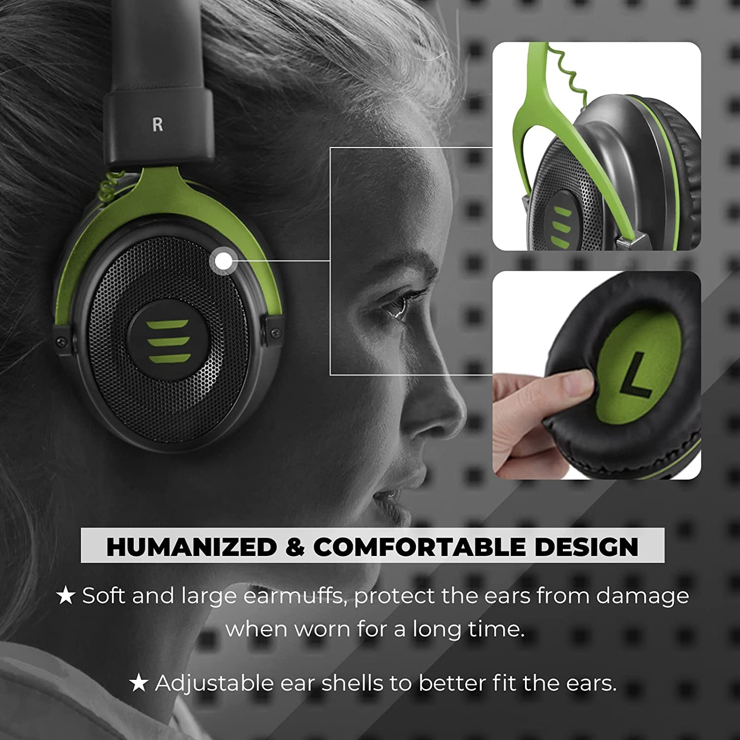EKSA Gaming Headphones with Noise Canceling Mic E900 image number 2