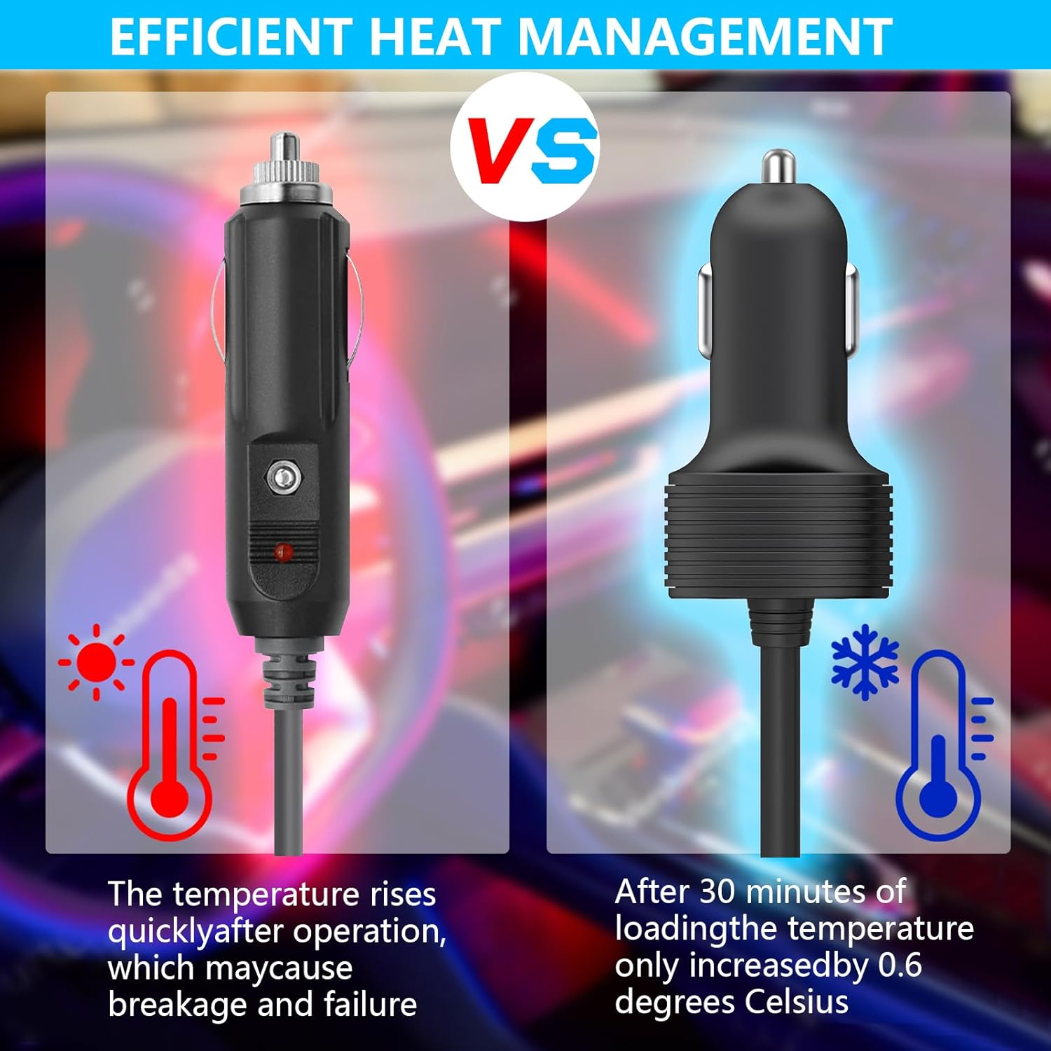 MAEZOE Starlink Mini 12V Adapter Car Charger, 3M/10FT Power Cable for Mini Starlink with Cigarette Lighter Plug Adapter, Heavy Duty 16AWG Waterproof DC Power Cord for Trucks and Cars