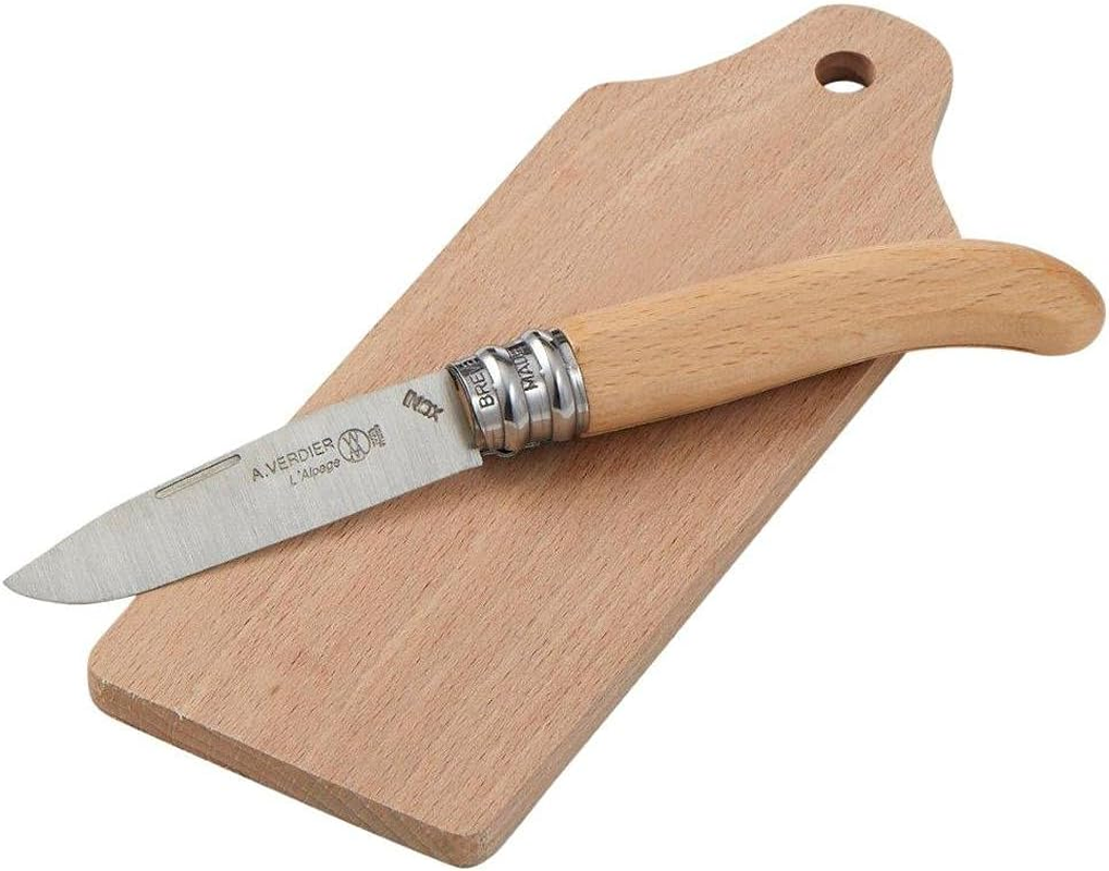 Andre Verdier Picnic Chopping Board and Folding Knife, Stainless Steel/Beechwood