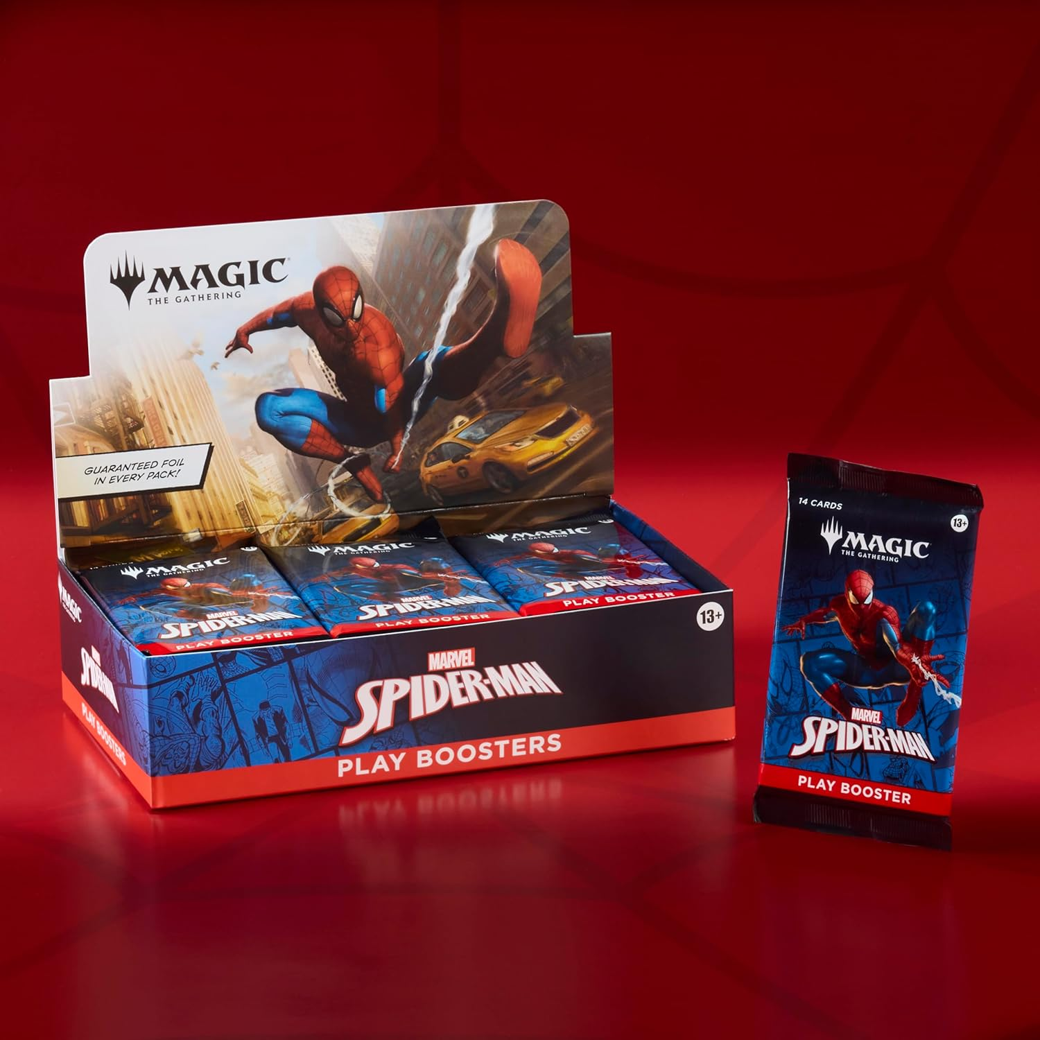 Magic the Gathering Spiderman Play Boosters (30 Boosters per Display)