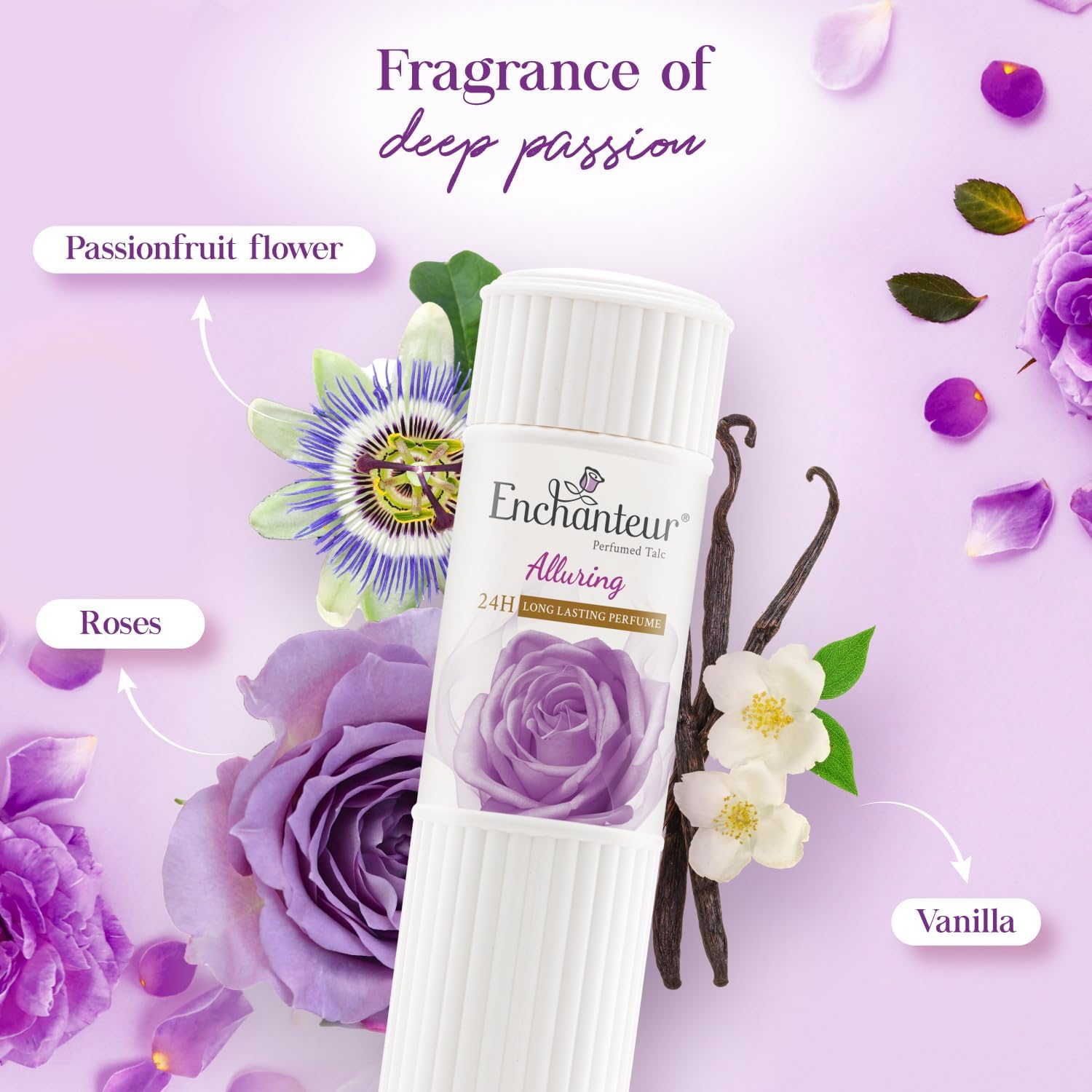 Enchanteur Alluring Perfumed Talc 250 G image number 4
