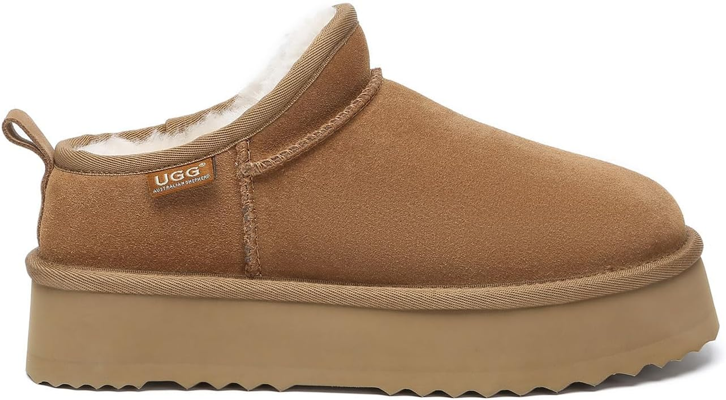 Ugg Australian Shepherd Nano Classic Platform | Cow Suede Upper - Women - UGG Boots