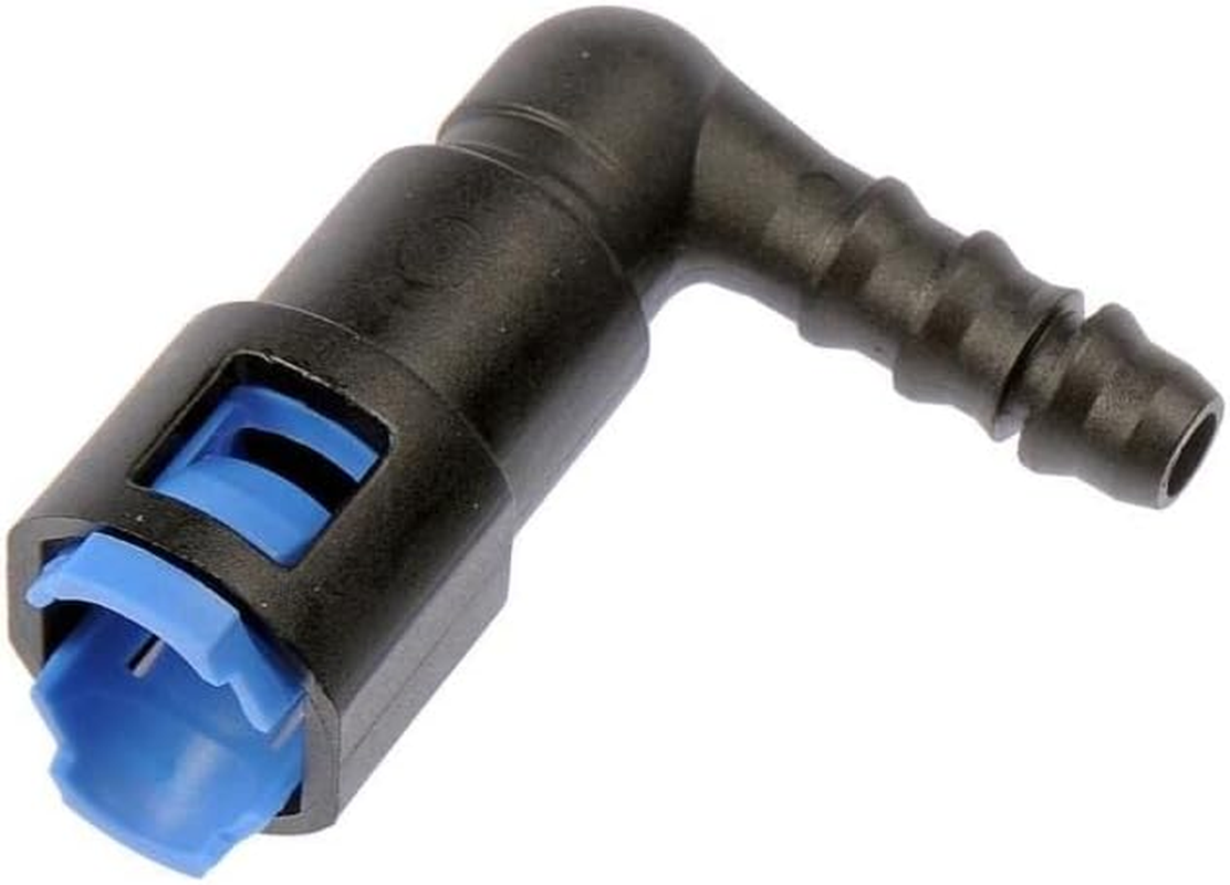 Dorman 800-0915 90 Degree Angle 3/8-In Steel to 5/16 Nylon Tubing 5-Fuel Line Quick Connector