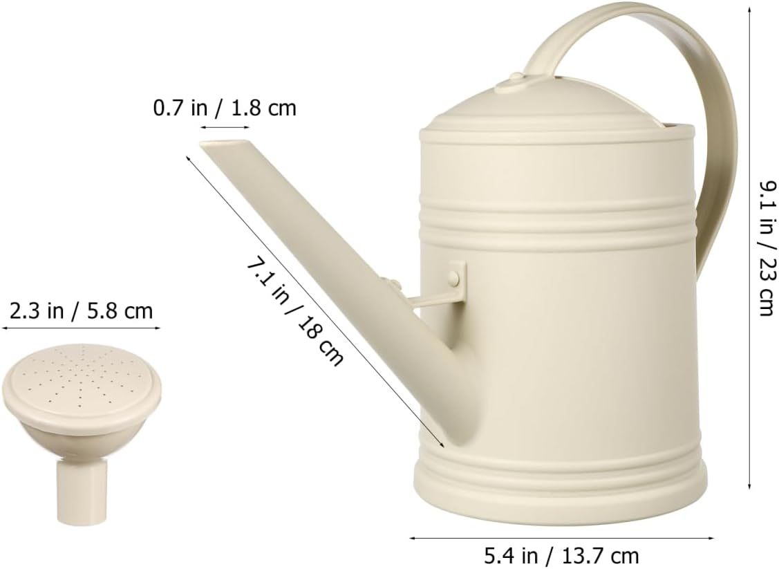 Balacoo Plastic Watering Can with Long Spout, 2L Large Capacity Watering Pot for Indoor&Outdoor Plant Flowers Succulents Care - Removable Nozzle image number 6