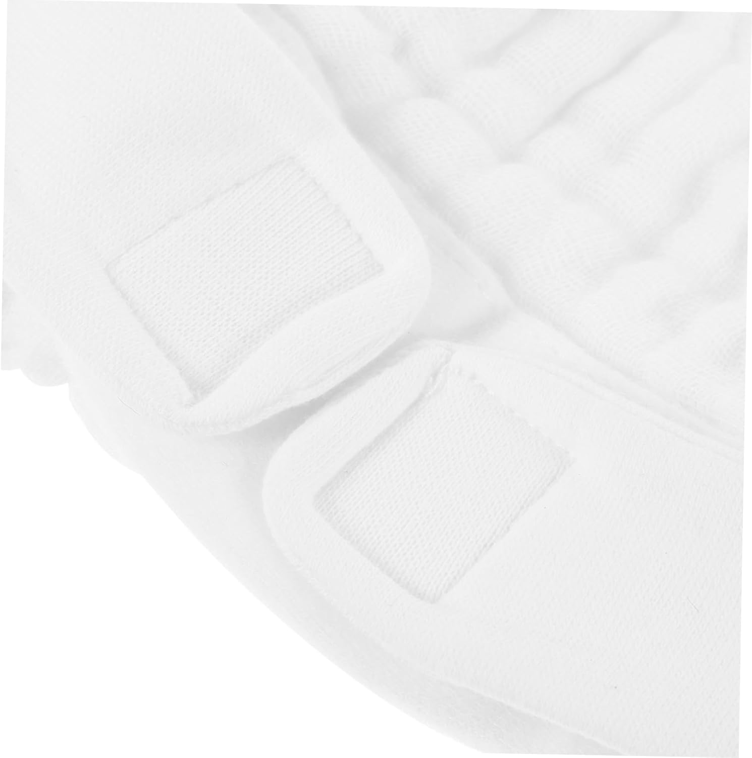 Organic Cotton Newborn Diaper Pants Adjustable Washable 3-Pack Soft Cloth Diapers for Babies White Absorbent Inserts image number 5
