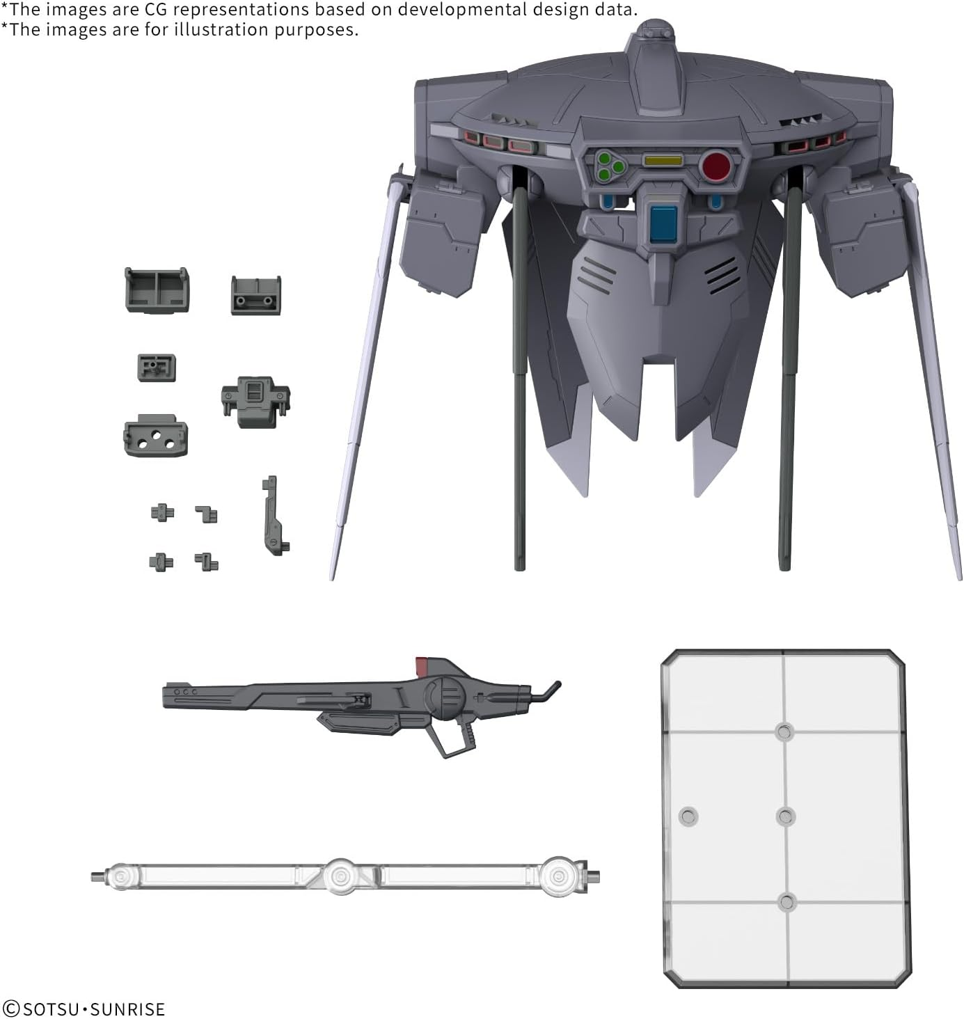 BANDAI Hobby Gundam Option Parts Set GUNPLA 15 (Cavalier AIFRID)