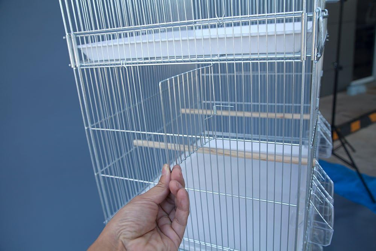 6Xbreeding Bird Cages on Stand for Canary Parakeet Budgie Cockatiel image number 3