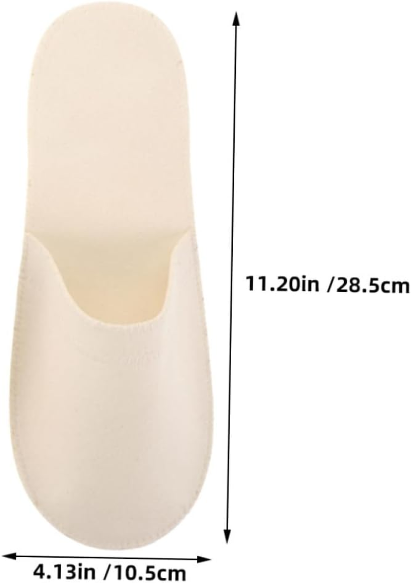 WOFASHPURET 2Pairs Disposable Hotel Supplies Bridesmaid Slippers Washable Summer Slippers image number 1