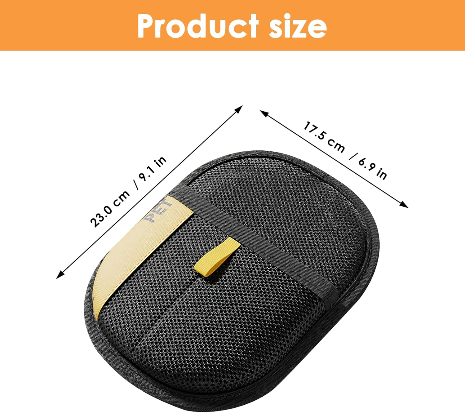 ZONJIE Pack of 2 Pet Hair Remover Cat Gloves, Fur Magnet Glove Cat Hair, Pet Hair Remover Cat Glove, Pet Hair Remover Brush, Reusable Antistatic Gloves, Double-Sided image number 2