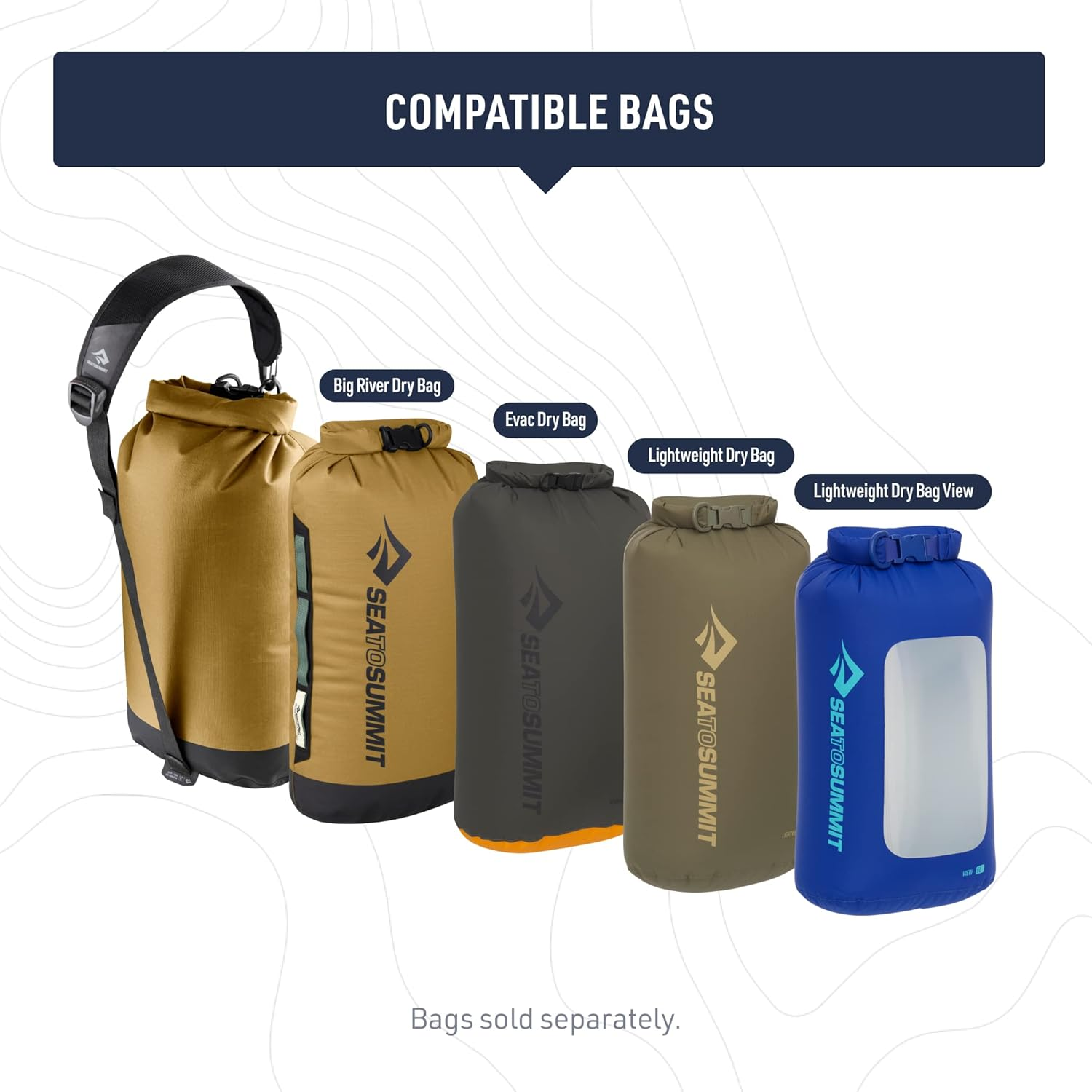 Sea to Summit Sling Dry Bag, Jet Black, Regular image number 2