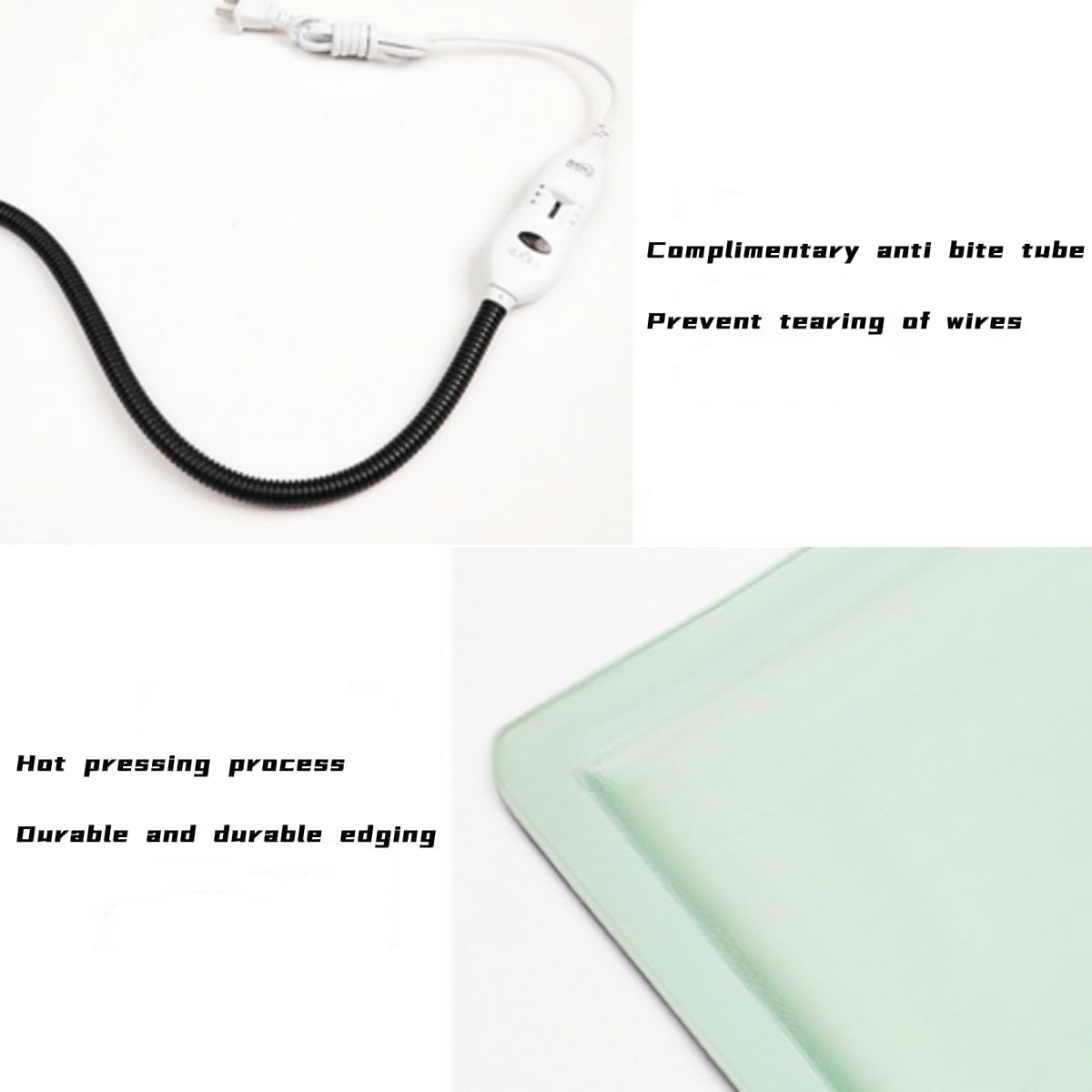 Premium Self Warming Cat Bed Mat - Heat Pad for Cats - Thermal Cat Bed for Indoor Cats - Self Heating Cat Mat for Winter - Large Animal Heating Pad (40X50Cm) image number 2