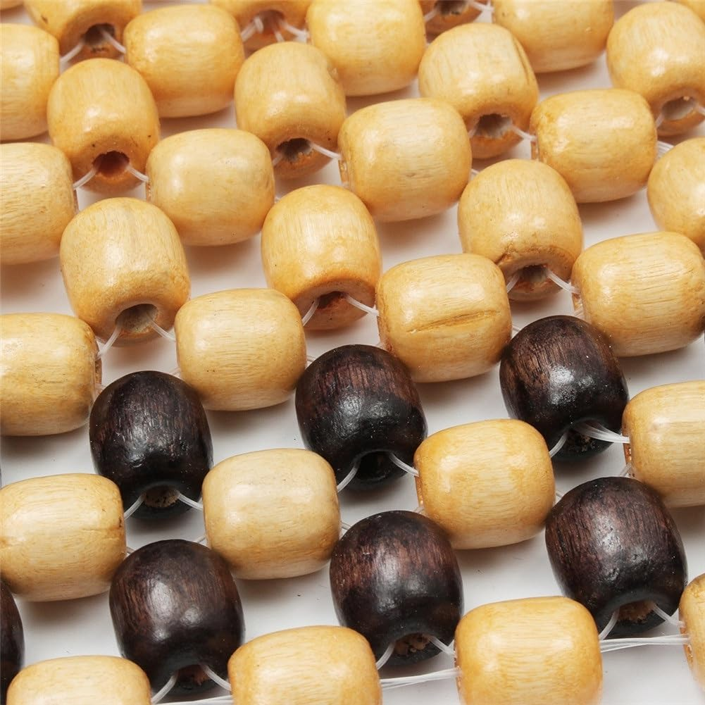 Lrocaoai Car Summer Cushion Seat Cover Cool Wood Wooden Bead Seat Cover Massage Cushion Chair Cover Car Office Home Universal Easy Install, 500460610