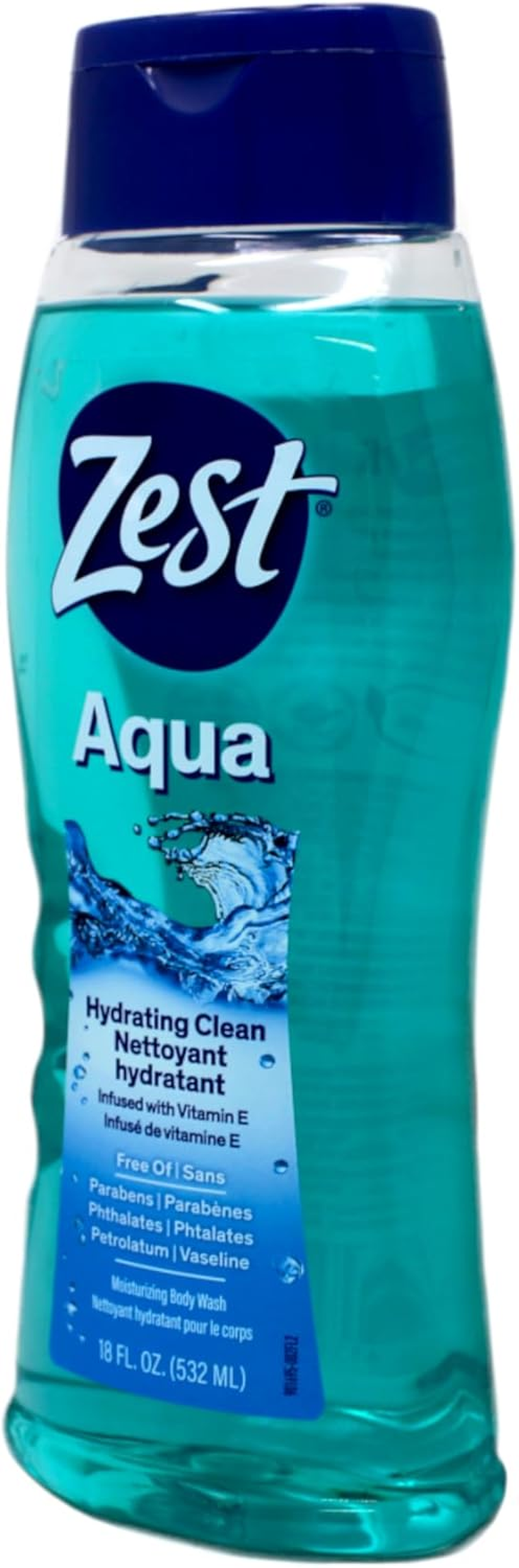 ZEST BODYWASH AQUA 18 OZ (Pack of 6) image number 3