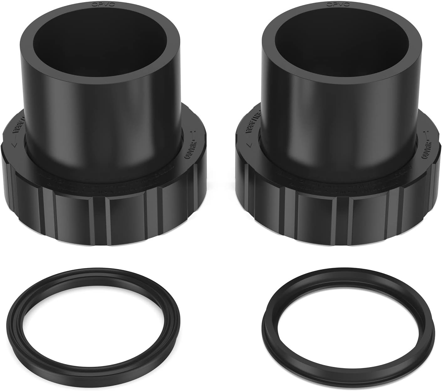 SPX3200UNKIT Pump Union Connection Kit Compatible with Hayward Tristar, Northstar, Ecostar Pumps, Swimclear Cartridge Filter & Universal H-Series Low Nox Heater (2 Pack) image number 4