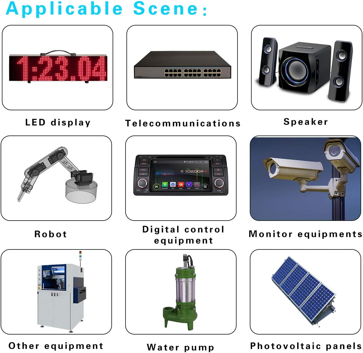 DC Voltage Reducer Automatic Buck Boost Converter DC 9V-40V to 24V 6A Step down up Regulator Waterproof Module Transformer for Golf Cart Club Car image number 5