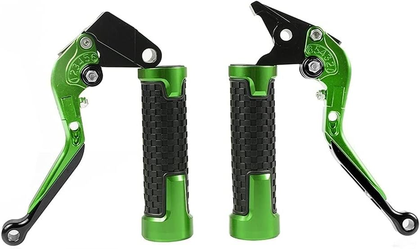 Motorbike Brake Clutch Lever for Kawa&Saki ZX6R ZX-6R 2007-2016 2013 2014 2015 Motorcycle Adjustable Folding Brake Clutch Levers Handlebar Hand Grips (Color : 1) image number 3