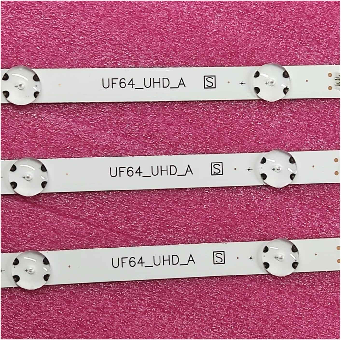 3 PCS 8LED LED Backlight Strip for UF64_UHD_A HC430DGN-SLNX1 43UF6409 43UF6400 43UF640V 43UF6407 43UH610V 43UH619V 43UH610V (Color : 5 Lot) - 1 Lot image number 1