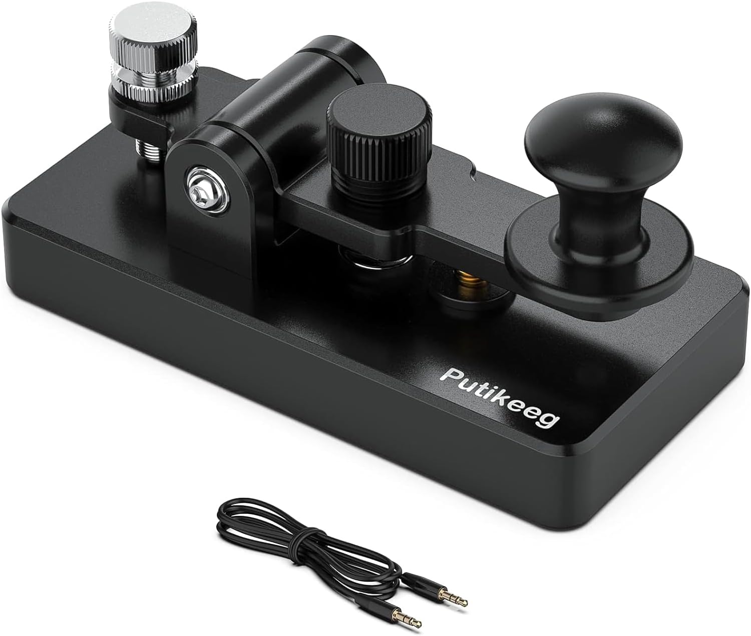 Putikeeg CW Morse Button, Telegraph Button, Amateur Radio CW Button, Morse Code Device, Telegram Keyboard, Morse Code Transmitter image number 2