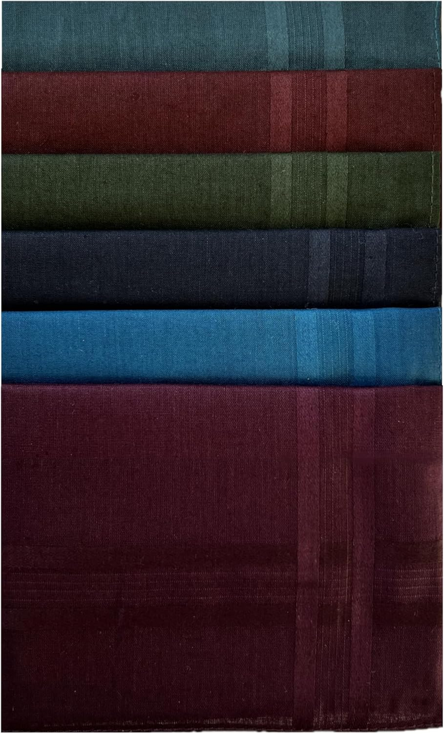 Style Square Men'S Handkerchiefs, 100% Pure Soft Cotton Handkerchief, Pattern Coloured Pocket Square Hankies, Great Gift, 43 X 43 Cm