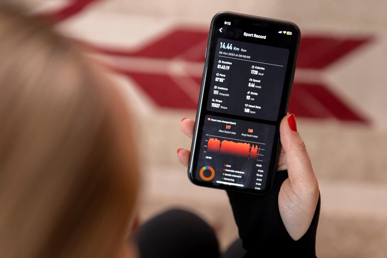 Kogan Aura Smart Ring (Rose Gold, Size 10) - KAASRRGD10A